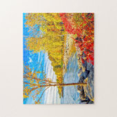 オンタリオ湖カナダ。 ジグソーパズル (縦)