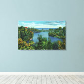 オンタリオ湖&デュランドイーストマンパーク キャンバスプリント (インサイチュ (ウッドフロア))