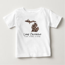 オンタリオ湖 – ユーモア – Petoskey stoneデザイン ベビーTシャツ