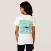 オンタリオ湖 Tシャツ (裏面フル)