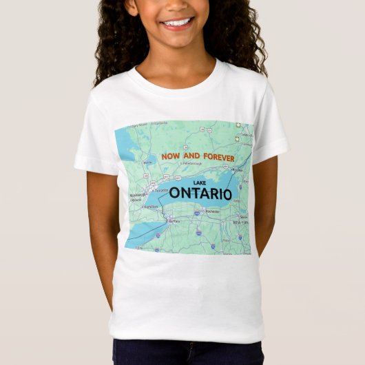 オンタリオ湖 Tシャツ (正面)
