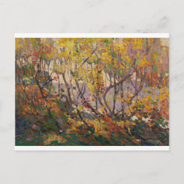 オンタリオ風景禁欲十月by Tom Thomson ポストカード