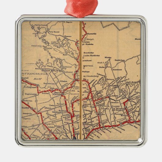 オンタリオ3 メタルオーナメント (正面)