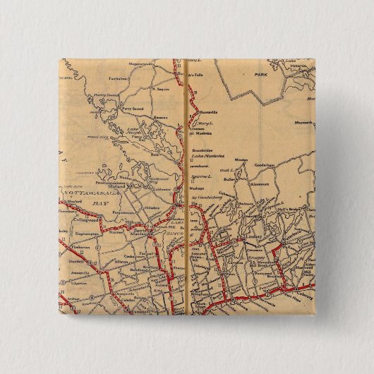 オンタリオ3 缶バッジ (正面)