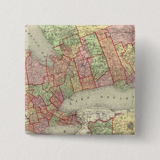 オンタリオ4 缶バッジ (正面)