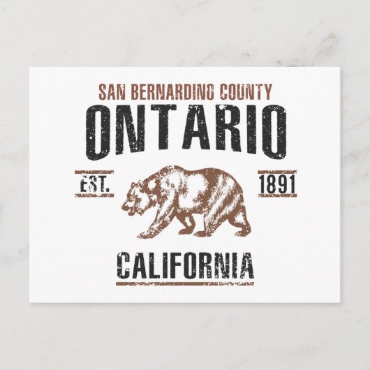 オンタリオ ポストカード (正面)