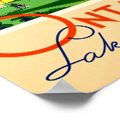 オンタリオ・ヴィンテージ旅行ポスター ポスター (角)