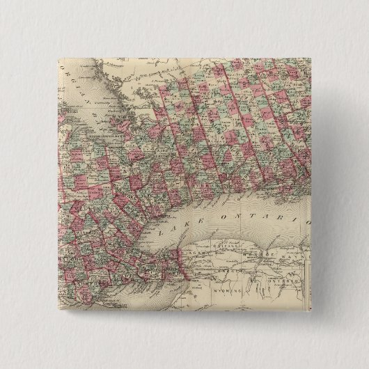 オンタリオ 缶バッジ (正面)