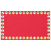 オンダーフルカラフルかわいい1歳の誕生日パーティーテーマ テーブルクロス (正面(横))