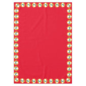 オンダーフルカラフルかわいい1歳の誕生日パーティー テーブルクロス (正面)