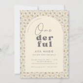 オンダーフルガールズデイジー1st誕生日パーティー 招待状 (正面)