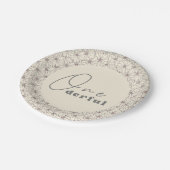 オンダーフルレトロデイジーガールズ1st誕生日パーティー ペーパープレート (アングル)