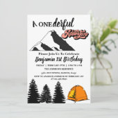 オンダーフル・アドベンチャー第1誕生日パーティー 招待状 (スタンド正面)