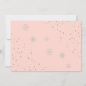 オンデアーランドの女の子の1歳の誕生日感謝カード サンキューカード (裏面)