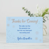 オンデアーランドの少年たち 1歳の誕生日感謝カード サンキューカード (スタンド正面)