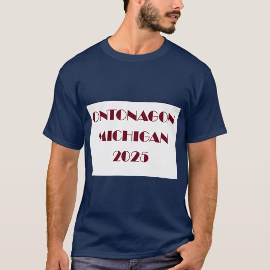 オントナゴンペンシルベニア ミシガン 2025 Tシャツ (正面)