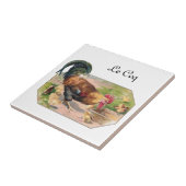 オンドリおよびひよこ タイル (側面)