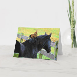 オンドリおよびロバ カード