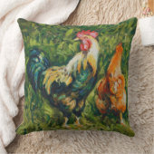 オンドリおよび雌鶏 クッション (ブランケット)