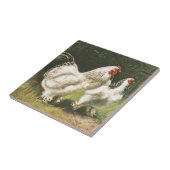 オンドリおよび雌鶏 タイル (側面)