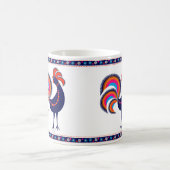 オンドリが付いているマグ コーヒーマグカップ (中央)