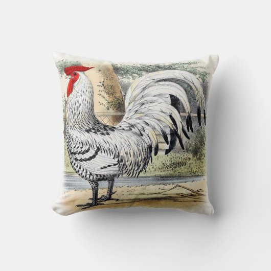 オンドリのアクセントの枕国のコテージの装飾 クッション (正面)