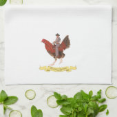 オンドリのオンドリ・コグバーン キッチンタオル (折り畳み)