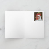 オンドリのカード カード (内部)