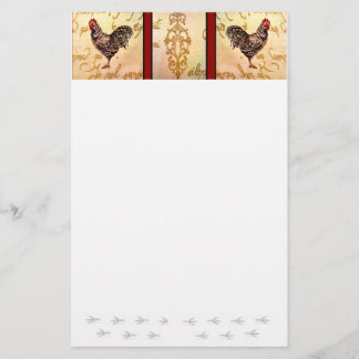 オンドリのショッピング・リスト 便箋