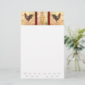 オンドリのショッピング・リスト 便箋 (スタンド正面)