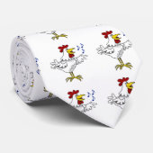 オンドリのタイ ネクタイ (ロール)