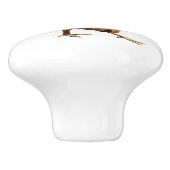 オンドリのドア・ノブ セラミックノブ (側面)