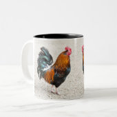 オンドリのマグ ツートーンマグカップ (正面左)