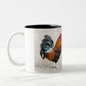 オンドリのマグ ツートーンマグカップ (左)