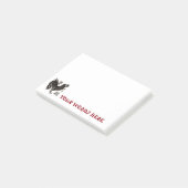 オンドリのレトロの年 ポストイット (アングル)