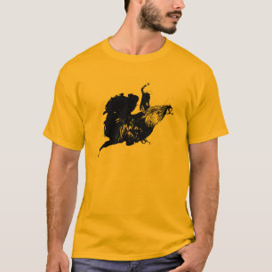 オンドリのロデオ Tシャツ