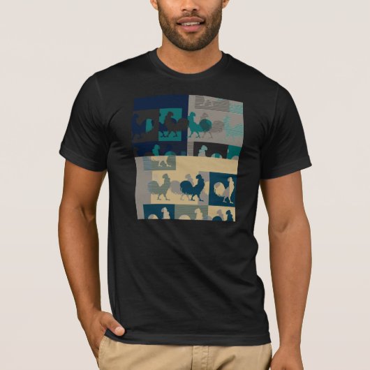 オンドリのヴィンテージのTシャツ Tシャツ (正面)