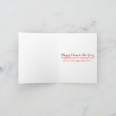 オンドリの中国人の記号の年 シーズンカード (内部)