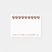 オンドリの列 ポストイット (正面)