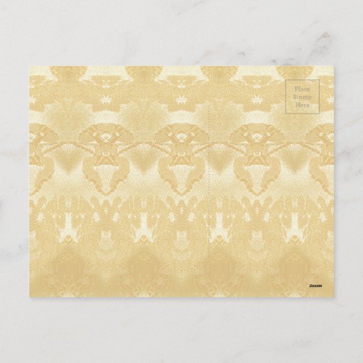 オンドリの年の赤い紙のタペストリー葉書 シーズンポストカード (裏面)