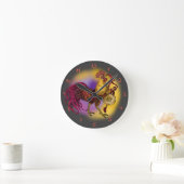 オンドリの年 ラウンド壁時計 (ホーム)