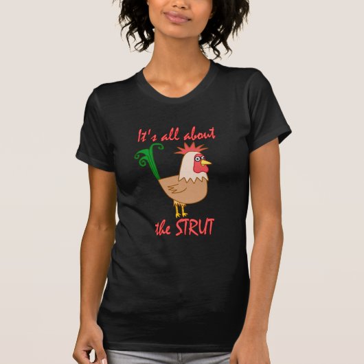 オンドリの支柱 Tシャツ (正面)