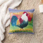 オンドリの枕 クッション (ブランケット)