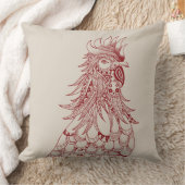 オンドリの枕 クッション (ブランケット)