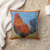 オンドリの枕 クッション (ブランケット)