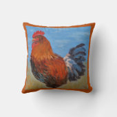 オンドリの枕 クッション (裏面)