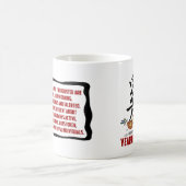 オンドリの特性の年 コーヒーマグカップ (中央)