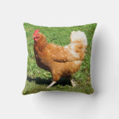 オンドリの装飾用クッション クッション (裏面)