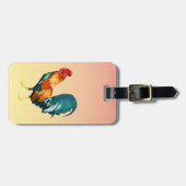 オンドリの鳥の動物の荷物のラベル ラゲッジタグ (正面横)