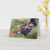 オンドリのaceoの父の日カード カード (黄色い花)